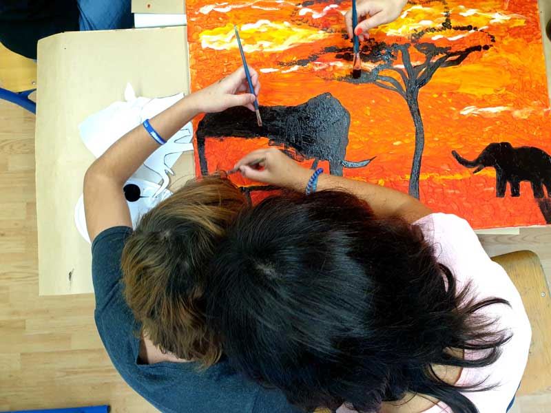 Online izložba slika COO Tuškanac za Škole za Afriku (UNICEF)