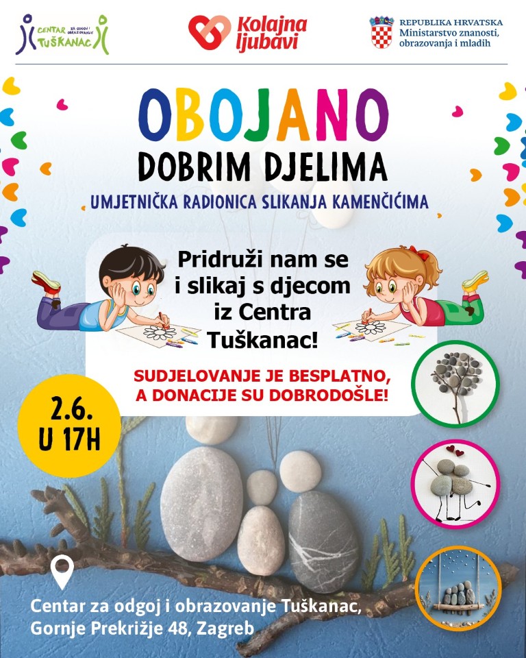 Umjetnička manifestacija "Obojano dobrim djelima"